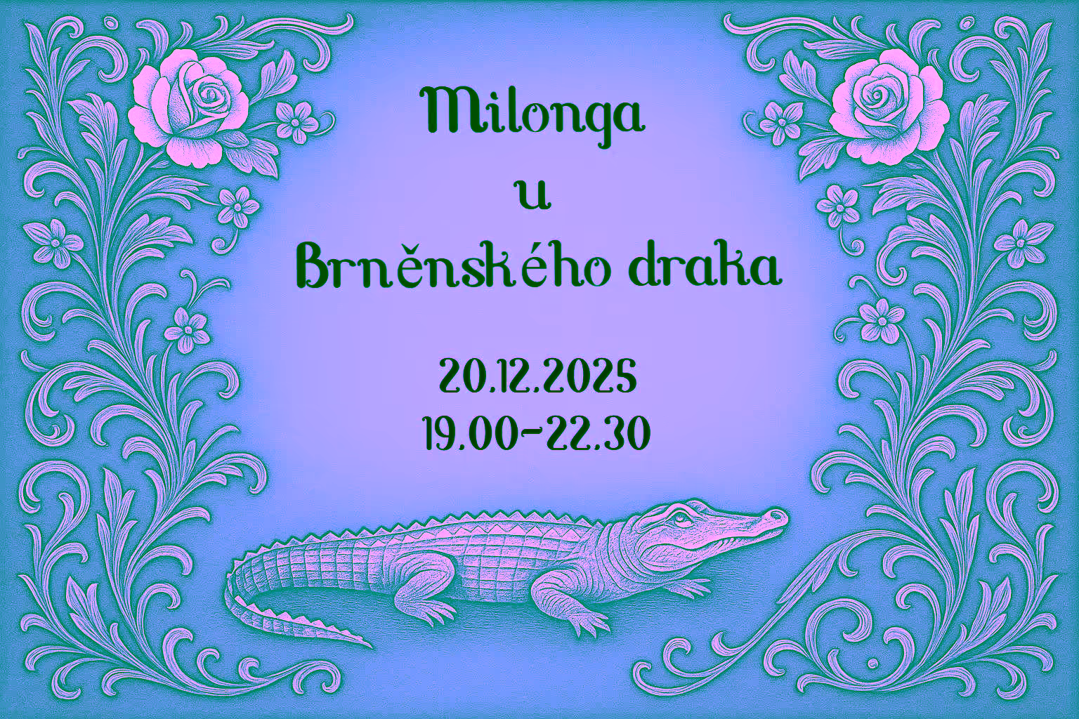 Předvánoční milonga u Brněnského draka + openclass